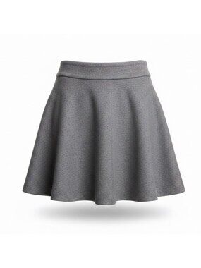 Zara Trafaluc Womens Gray Circle Skirt Classic Flared Design Size S